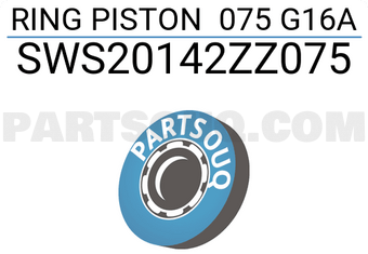 NPR SWS20142ZZ075 RING PISTON 075 G16A