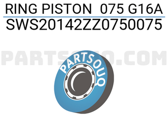 NPR SWS20142ZZ0750075 RING PISTON 075 G16A