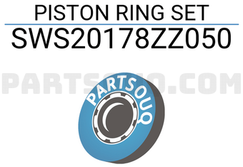 NPR SWS20178ZZ050 PISTON RING SET