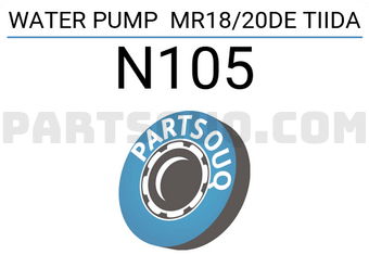 NPW N105 WATER PUMP MR18/20DE TIIDA