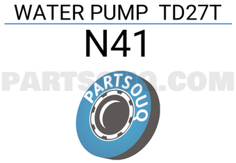 NPW N41 WATER PUMP TD27T
