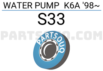 NPW S33 WATER PUMP K6A 98~