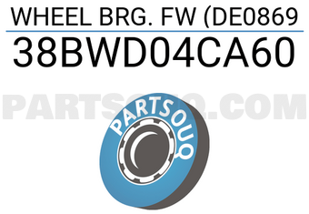 NSK 38BWD04CA60 WHEEL BRG. FW (DE0869