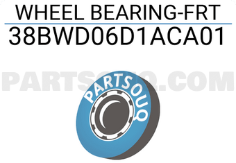 NSK 38BWD06D1ACA01 WHEEL BEARING-FRT