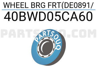 NSK 40BWD05CA60 WHEEL BRG FRT(DE0891
