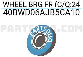 NSK 40BWD06AJB5CA10 WHEEL BRG FR (C/Q:24