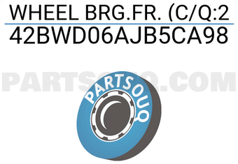 NSK 42BWD06AJB5CA98 WHEEL BRG.FR. (C/Q:2
