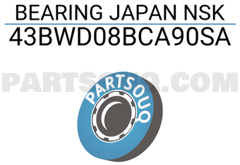 NSK 43BWD08BCA90SA BEARING JAPAN NSK