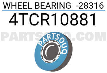NSK 4TCR10881 WHEEL BEARING -28316