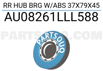 NSK AU08261LLL588 RR HUB BRG W/ABS 37X79X45