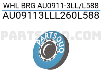 NSK AU09113LLL260L588 WHL BRG AU0911-3LL/L588