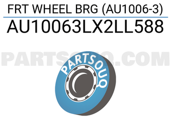 NSK AU10063LX2LL588 FRT WHEEL BRG (AU1006-3)