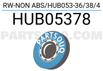 NSK HUB05378 RW-NON ABS/HUB053-36/38/4