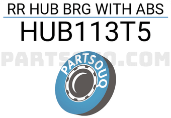 NSK HUB113T5 RR HUB BRG WITH ABS