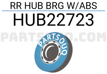 NSK HUB22723 RR HUB BRG W/ABS