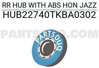 NSK HUB22740TKBA0302 RR HUB WITH ABS HON JAZZ