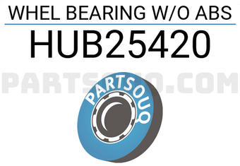 NSK HUB25420 WHEL BEARING W/O ABS