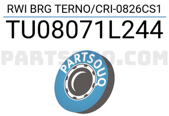 NSK TU08071L244 RWI BRG TERNO/CRI-0826CS1