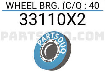 NTN 33110X2 WHEEL BRG. (C/Q : 40