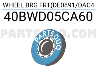 NTN 40BWD05CA60 WHEEL BRG FRT(DE0891/DAC4