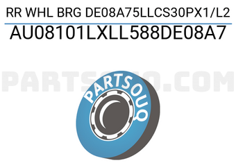 NTN AU08101LXLL588DE08A7 RR WHL BRG DE08A75LLCS30PX1/L2