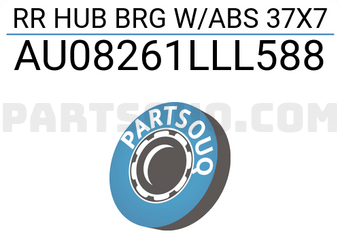NTN AU08261LLL588 RR HUB BRG W/ABS 37X7