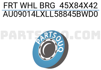 NTN AU09014LXLL58845BWD0 FRT WHL BRG 45X84X42