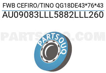 NTN AU09083LLL5882LLL260 FWB CEFIRO/TINO QG18DE43*76*43