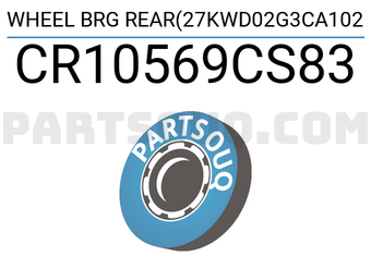 NTN CR10569CS83 WHEEL BRG REAR(27KWD02G3CA102