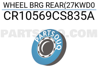 NTN CR10569CS835A WHEEL BRG REAR(27KWD0