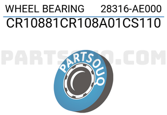 NTN CR10881CR108A01CS110 WHEEL BEARING 28316-AE000