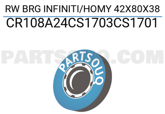 NTN CR108A24CS1703CS1701 RW BRG INFINITI/HOMY 42X80X38