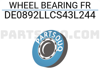 NTN DE0892LLCS43L244 WHEEL BEARING FR
