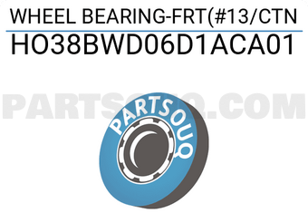 NTN HO38BWD06D1ACA01 WHEEL BEARING-FRT(#13/CTN