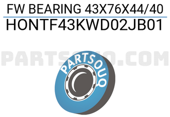 NTN HONTF43KWD02JB01 FW BEARING 43X76X44/40