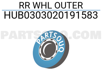 NTN HUB0303020191583 RR WHL OUTER
