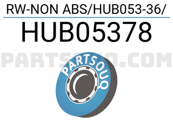 NTN HUB05378 RW-NON ABS/HUB053-36