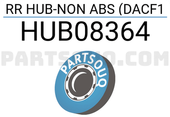 NTN HUB08364 RR HUB-NON ABS (DACF1