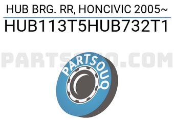 NTN HUB113T5HUB732T1 HUB BRG. RR, HONCIVIC 2005~