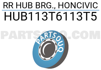 NTN HUB113T6113T5 RR HUB BRG., HONCIVIC