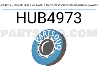 NTN HUB4973 HUB497-3, 42200-SEL-T51 2 ND & 3 RD GENERATION WHEEL BEARING CHINA NTN