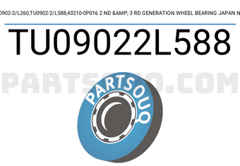 NTN TU09022L588 TU0902-2/L260,TU0902-2/L588,43210-0P016 2 ND & 3 RD GENERATION WHEEL BEARING JAPAN NTN
