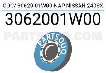 Napco 3062001W00 COC/ 30620-01W00-NAP NISSAN 240SX