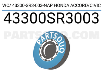 Napco 43300SR3003 WC/ 43300-SR3-003-NAP HONDA ACCORD/CIVIC