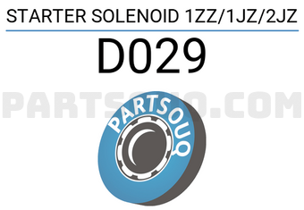New Era D029 STARTER SOLENOID 1ZZ/1JZ/2JZ