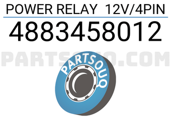 Niles 4883458012 POWER RELAY 12V/4PIN