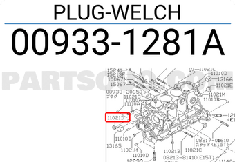 PLUG-WELCH 009331281A | Nissan Parts | PartSouq