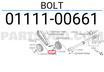 Nissan 0111100661 BOLT