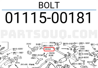 Nissan 0111500181 BOLT