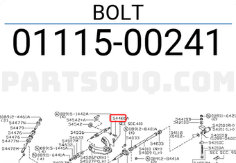 Nissan 0111500241 BOLT